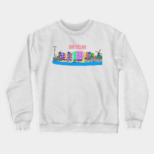 Amsterdam Skyline Crewneck Sweatshirt